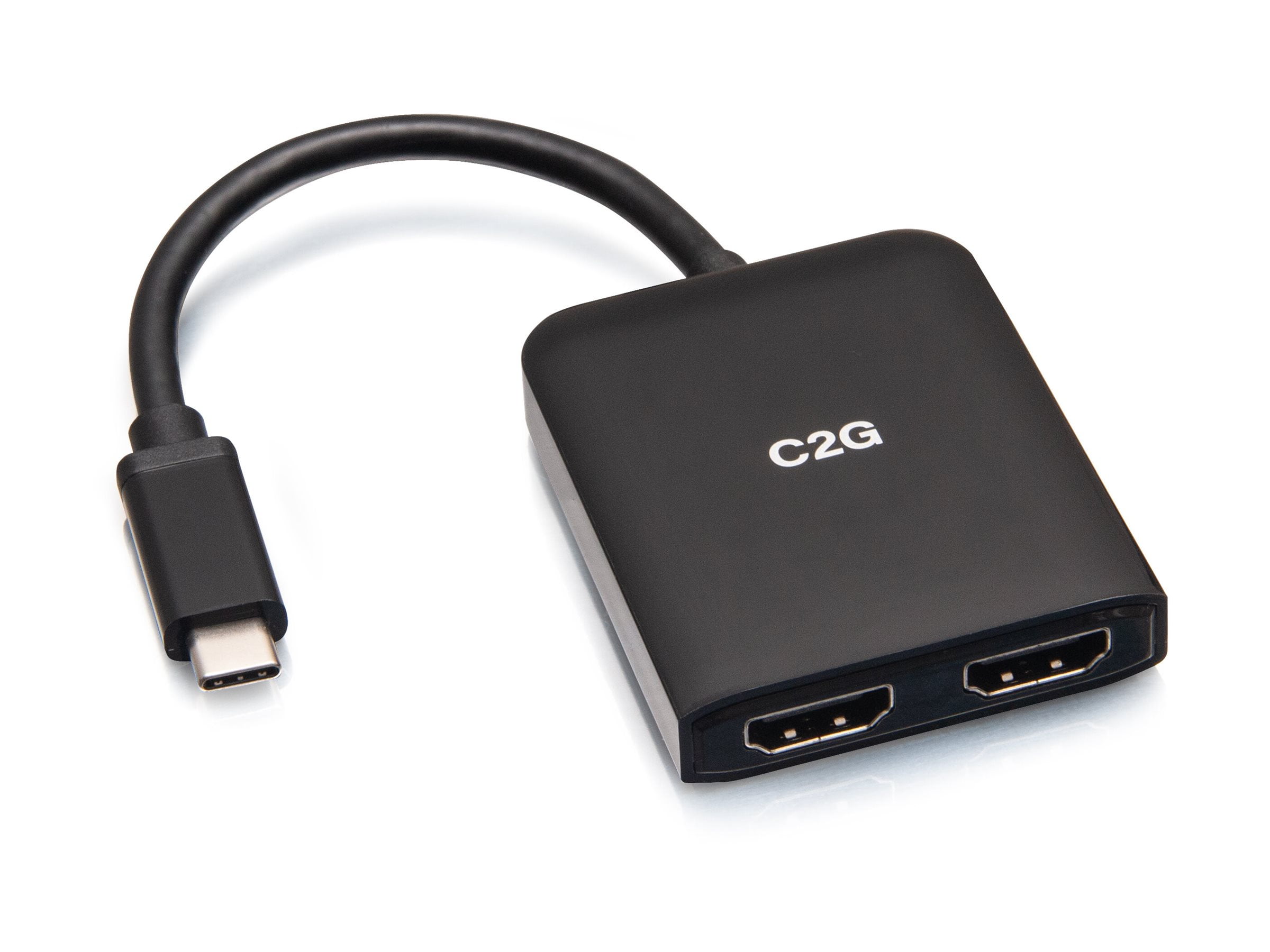 C2G USB-C to Dual HDMI MST Hub, 4K 60Hz