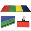 "4x10x2"" Gymnastics Mat Folding Panel Thick Gym Fitness Exercise Multicolor"