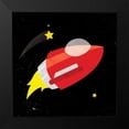 thumbnail image 2 of Grey, Jace 15x15 Black Modern Framed Museum Art Print Titled - Galaxy Rockets In Space, 2 of 5