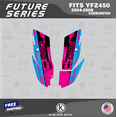 thumbnail image 4 of Kalair GFX Graphics Kit for Yamaha ATV YFZ 450 Carburator (2004-2008) Future Series, 4 of 5