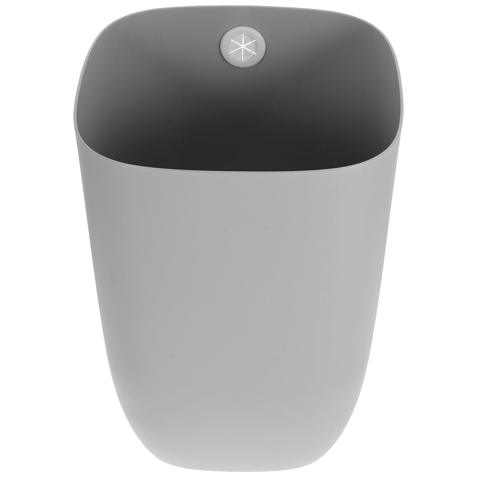unbranded  Trash Bin Container Waste Basket Bathroom Garbage Can Office Grey