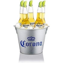 Corona Extra Galvanized Beer Bucket