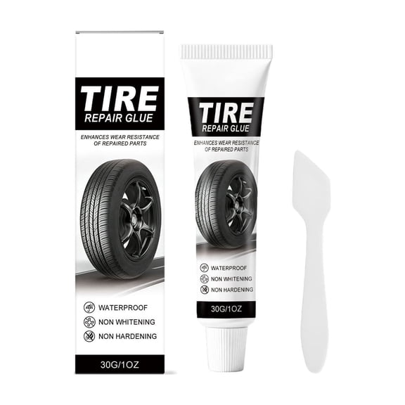 BadyminCSL 30g Tire Repair Sealant Kit External Rubber Patch Glue for Sidewall Cracks and Punctures