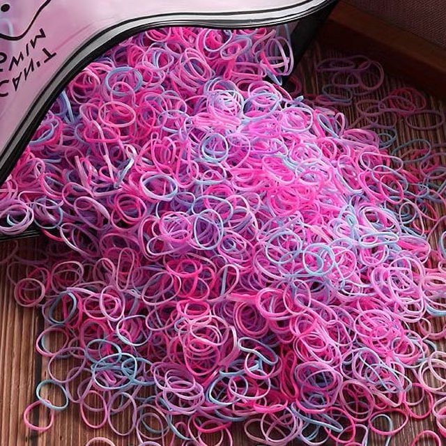 La banda de goma desechable para bebé no daña el cabello, pequeña gargantilla, banda para el cabello, cuerda para el cabello elástica alta de colores, accesorios para el cabello para niña pequeña