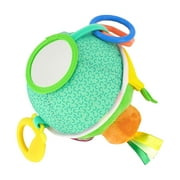 Infantino Busy Lil Soft Sensory Toy Ball with Activities for Babies 6-12 Months, Multicolor Fruits & Veggies