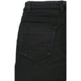 thumbnail image 3 of CULTURA AZURE  Toddler Boy's Saddle Stitch Stretch Jeans, Jet Black, 2T, 3 of 4