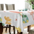 thumbnail image 3 of GZHJMY Easter Gnome Tablecloth, Rectangle Waterproof Washable Polyester Table Cover for Picnic Dinner Holiday Party Decor, 60 x 90 Inch, 3 of 7