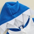 thumbnail image 6 of Cjfdfy Little Girls Boys Halloween Shark Costume Sleeveless Hooded Zip Up Cosplay Costume Cute Baby Halloween Shark Costume Sleeveless Cosplay Outfit 0-3Y, 6 of 9