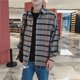 thumbnail image 4 of Camisas y blusas de manga larga para hombre, ropa de carga a cuadros, lujo, elegante, XXL, estilo coreano, tops para hombre, estética, hipster, novedad en S, 4 of 5