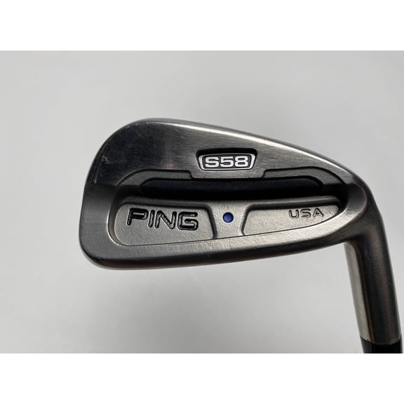 Pre-Owned Ping S58 Single 6 Iron Blue Dot 1* Up Karsten Z-Z65 Stiff Steel Mens RH
