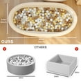 thumbnail image 6 of Benarita Soft Foam Climbing Blocks with 55''L Ball Pit, Set for Toddlers & Babies, Climbing Toys for Indoor Playground, 6 of 10