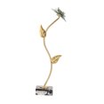 thumbnail image 1 of Metal Flower Statue, Metal Floral Sculpture Marble Base Unique  for Gifts, 1 of 7