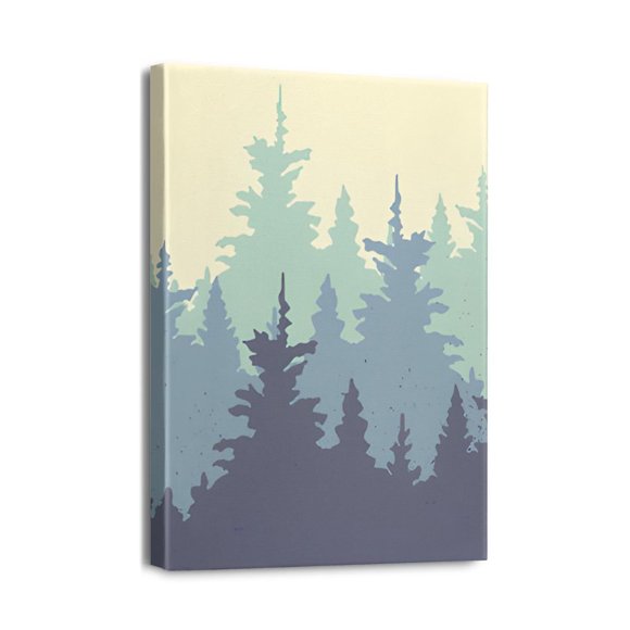 Uvre d'Art Boho Mountain (12x16 Po) - Belle Impression sur Toile pour Décoration de Salon, Chambre et Bureau