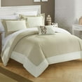 thumbnail image 2 of Chic Home Wynn Shams Included Decorative Pillow, Twin Duvet, Plum, 3 Piece, 2 of 5