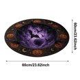 thumbnail image 2 of 3D Halloween Rug, Candy Corn Abyss Quilted Round Mat, Halloween Quilted Round Rug 3D Illusion, Soft & Durable Fabric Non-Slip Modern Home Decor (40cm/15.75in,60cm/23.62in,80cm/31.5in, Style ), 2 of 6