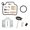 Repair Kit,Float,Accel Pump, variant on CarbForge Motorcycle Carburetor Rebuild Kit for Honda CB250 Two Fifty 1991-2004 250cc Float