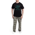 thumbnail image 5 of CafePress - Two Kids Ago Men's Light Pajamas - Men's Dark Loose Fit Cotton Pajama Set, 5 of 7