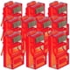 thumbnail image 2 of Conector RJ45 de Paso VentDepot 1 Paquete 1x10 Pzas CAT6 Rojo Traslúcido Plástico y Metal, 2 of 2