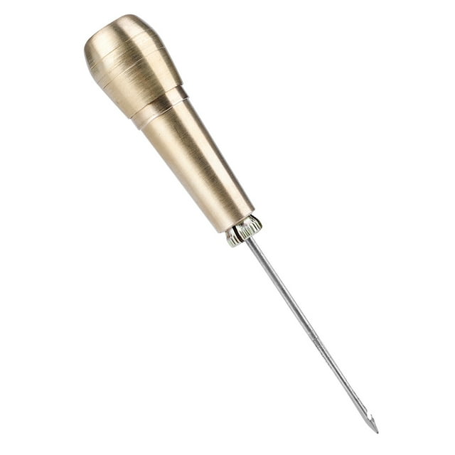Agujas de cobre ANGGREK para coser y reparar zapatos con 3 punzones