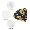 thumbnail image 3 of Kdxio Moon Bear Winter Beanie for Men Women Beanie Knit Hat Cuffed Cap Beanie Knit Chunky Snow Cap, 3 of 6