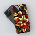 thumbnail image 6 of Case for iPhone 14 Plus, Christmas Flower Stained Glass Phone Case Military-Grade Drop Protection Cover for Women Girl - Glossy, 6 of 7