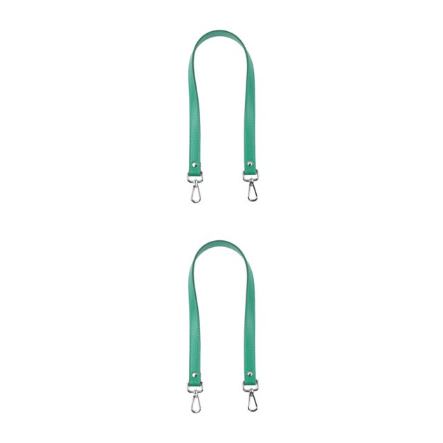 mmirethe Stylish Bag Strap Classic With Craftsmanship And Multi-Color Range PU Leather green 2Set