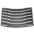 thumbnail image 3 of Ikon Motorsports Window Louvers Compatible with 2016-2024 Chevy Camaro Coupe IKON Style Rear Window Sun Shade Cover Windshield Vent CFL, 3 of 7