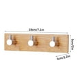 thumbnail image 2 of Self Adhesive Hooks 1Pcs Waterproof Rust-Proof Yellow Wall Coat Hooks, 2 of 9