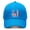 Bright-blue, variant on USA 250th Anniversary Patriotic Blue Baseball Cap with Printed Graphic Artwork and Comfortable Fit for Everyday Casual Style