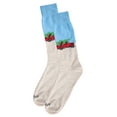thumbnail image 5 of MeMoi Men's Festive Puppy Pickup Truck Novelty Crew Socks - Mens - Male, 10-13, Medium Gray Heather, 5 of 7