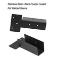 thumbnail image 3 of Kit de Pergola en Acier Inoxydable - Support Supérieur - Matériel de Pergola Modulaire pour 2 X 4 Bois, Lot de 8, 3 of 5