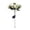 #1255-White, variant on Cevemin 7 Pcs Solar Camellia Garden Lights - Lifelike Camellia Buds LED Solar Powered Outdoor Stake Lights for Garden Terrace Lawn Decoration