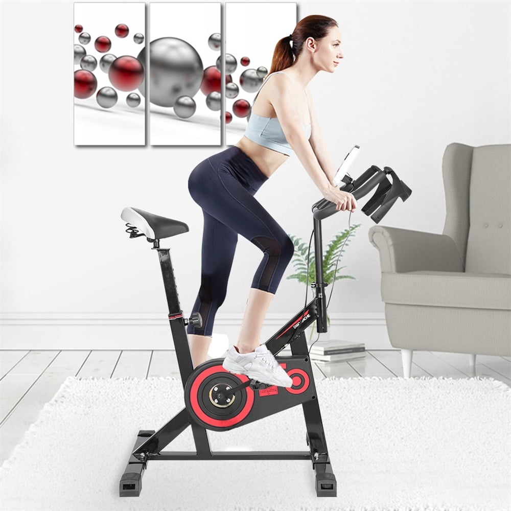 Details about   550lb Indoor Exercise Bike Bicycle Cycling Fitness Gym Cardio Workout Stationary 