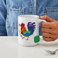 thumbnail image 4 of CafePress - De Colores Rooster Mugs - 15 oz Ceramic Large White Novelty Mug, 4 of 6