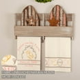 thumbnail image 2 of VHC Brands Sawyer Mill Easter Greetings Chick, Cotton Kitchen Towel Set of 2, 19x28, 2 of 5