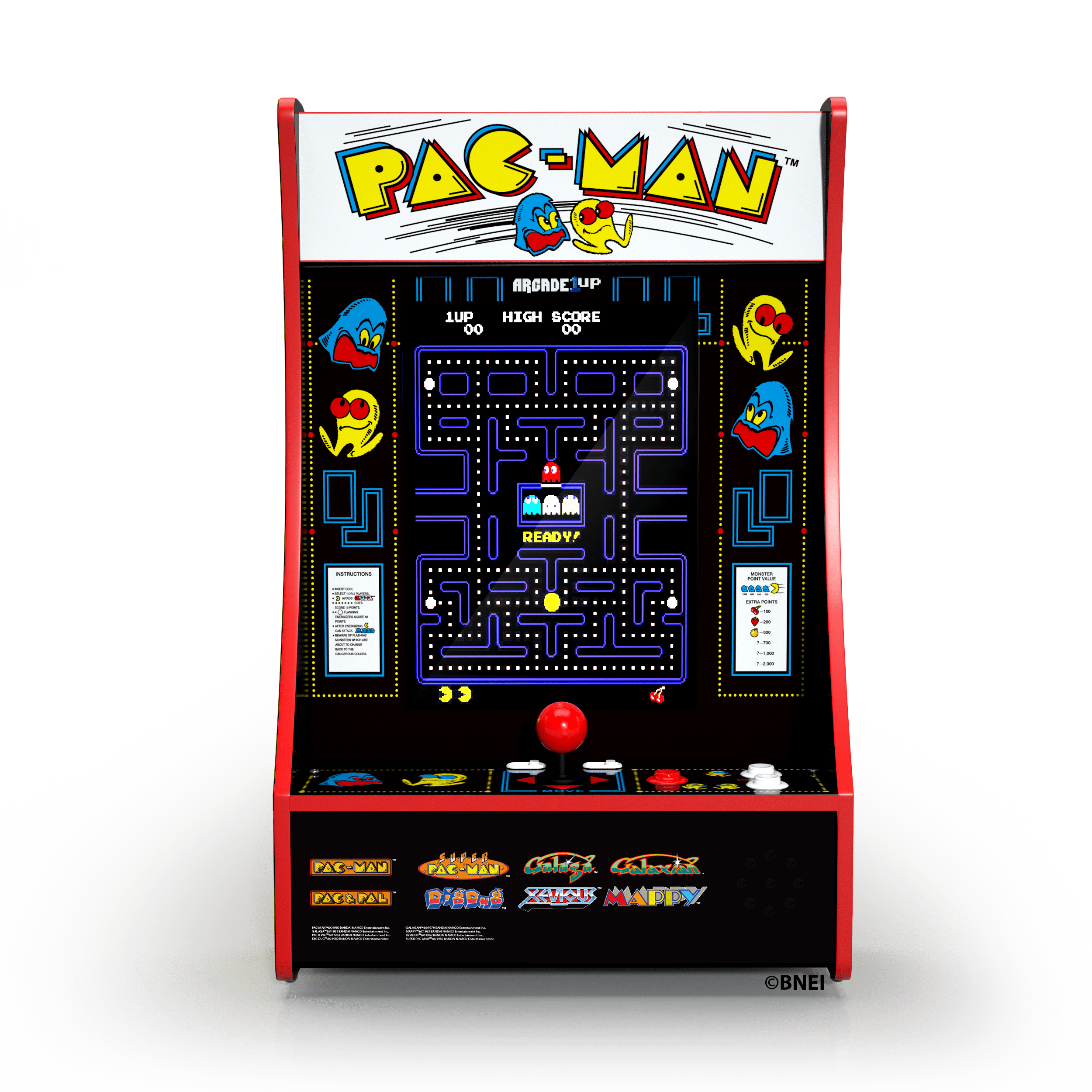 Arcade1UP Pac-Man Yellow Party-cade – 8 Games - Walmart.com