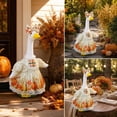 thumbnail image 2 of Porch Goose Outfits for 19-23 Inch Statue Pumpkin Fall Dress with Matching Bow Autumn Harvest Decor for Outdoor Front Porch Patio Garden and Yard Seasonal Displays, 2 of 7