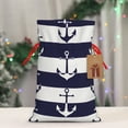 thumbnail image 5 of Honeii Anchors Print Small Burlap Bags,Christmas Drawstring Treat Bags Gift Bags Reusable Candy Goodie Wrapping Bags for Holiday Party Favors Supplies -Small, 5 of 9