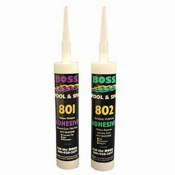 Accumetric 80101 Boss 10.3 Oz. White Silicone Adhesive Cartridge