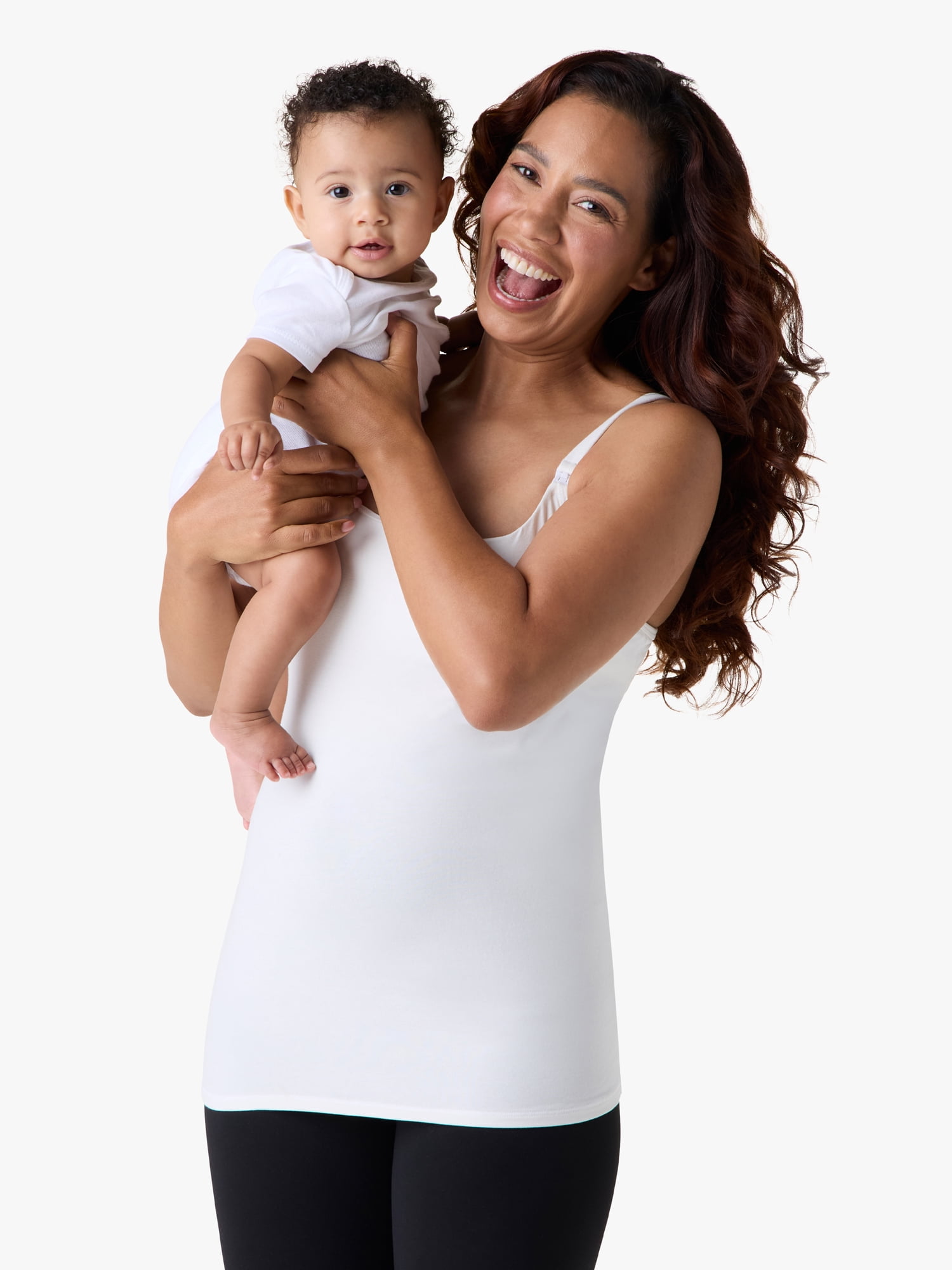 Ingrid & Isabel For Every Belly Women's Maternity Cotton Jersey Nursing Cami, Sizes S-XXXL