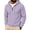 Light Purple-A#10826aa, variant on Trgacdwlo Mens Quarter Zip Hoodies Solid Color Long Sleeve Pullover for Men Drawstring Fall Winter Gym Sports Hoodie Sweatshirts for Men Dark Gray M