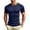 Navy, variant on Fwqbns Men's Compression Shirt Short Sleeve Quick Dry Workout T-Shirt Athletic Gym Running Top Moisture Wicking Base Layer Blue