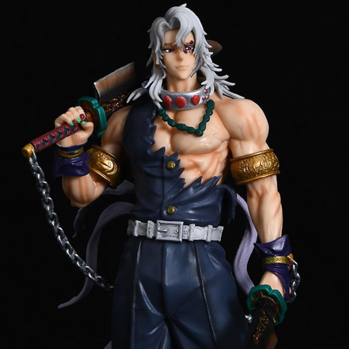New Uzui Tengen (Standing Ver) Character Anime Model Statue Action Figures Desktop Ornament Popular Decorations Fan Souvenirs Creative Gift Collectable