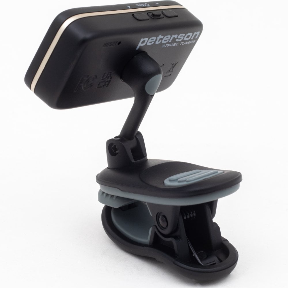 Peterson StroboClip HDC Rechargeable Clip-On Tuner Black