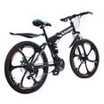 thumbnail image 3 of R.Roaring Mountain Bike 26 inch Folding Bicycle 21 Speed 6 Spoke, Black, 3 of 9