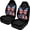 American Flag Butterfly, variant on XYZCANDO 2 Pack Car Seat Covers for Interior Car Front Seat Covers Washable Soft, Truck Van Sedan Front Car Seat Covers, American Flag Turtle Print