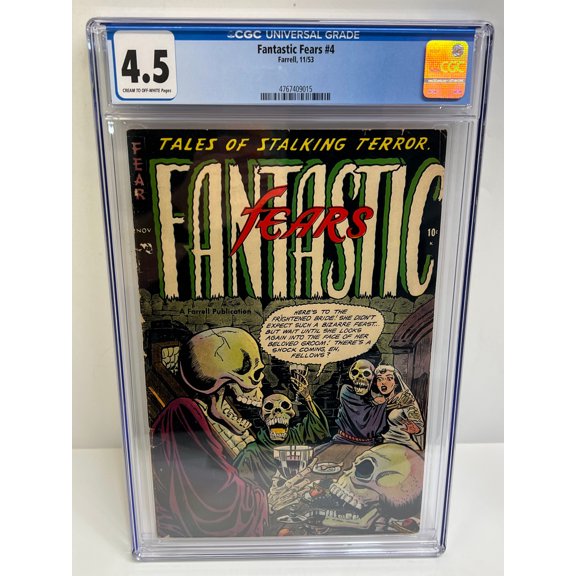 Collectible Fantastic Fears #4 - CGC 4.5 Comic Book
