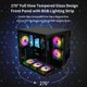 thumbnail image 2 of Funda para juegos de PC SZSKYING con 9 ventiladores ARGB, ATX Mid-Tower, 2 of 9