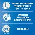 thumbnail image 2 of Pilot Acroball 300 Premium Refillable & Retractable Ball Point Pen, Assorted Color Barrels, Fine Point, Black Ink, 3-Pack, 2 of 2
