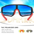 thumbnail image 4 of Gafas de sol de béisbol para jóvenes Derowern Polarized UV400 TR90 Frame, 4 of 7